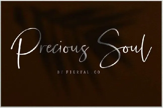 Precious Soul Script Free font