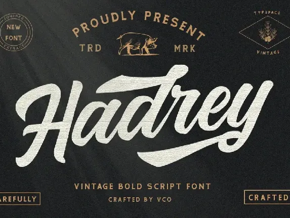 Hadrey font