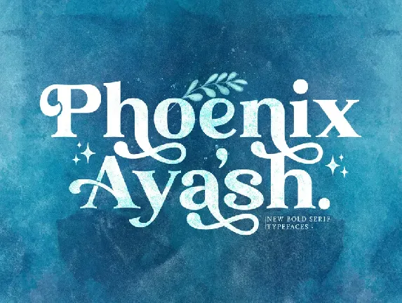 Phoenix Ayash font