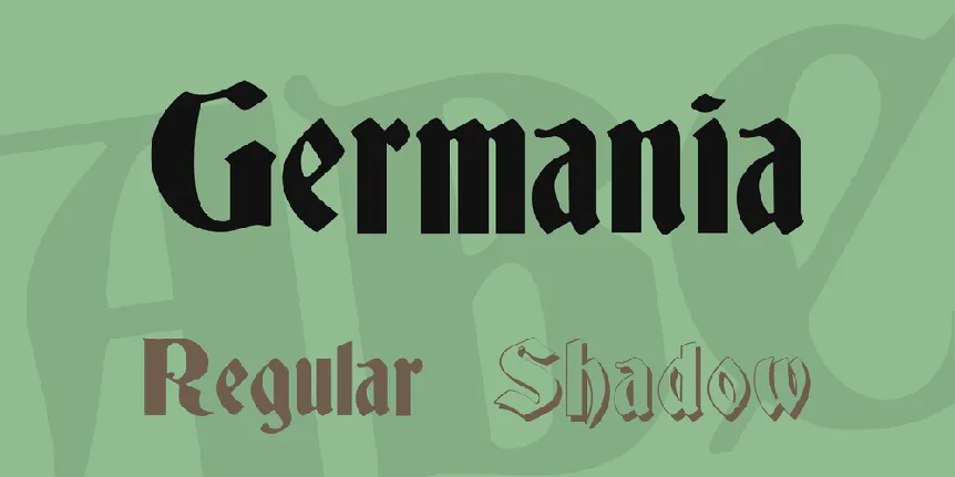 Germania font