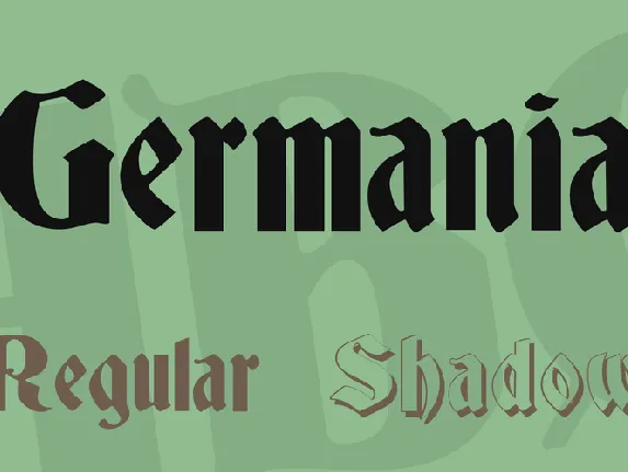 Germania font