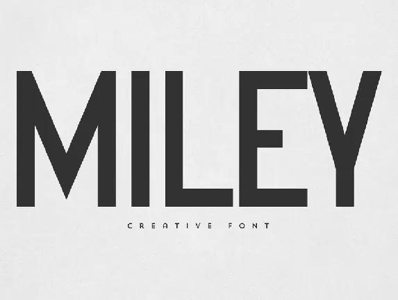 Miley font