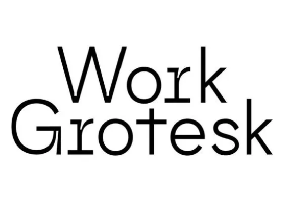 Work Grotesk Family font