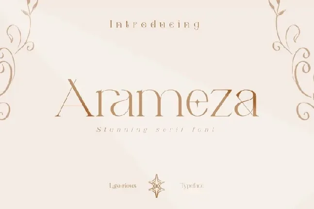 Arameza font