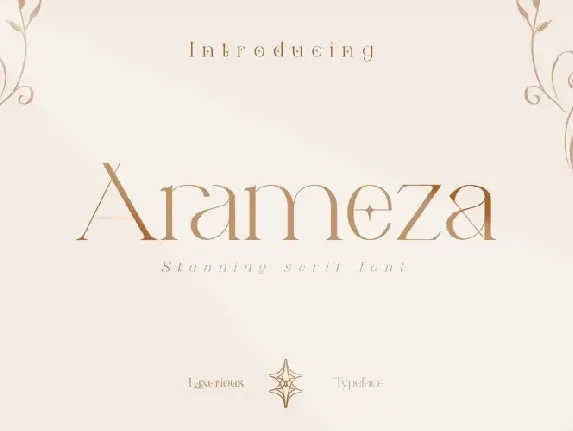 Arameza font