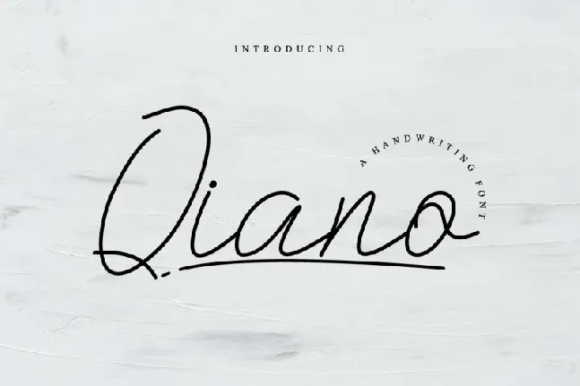 Qianno Monoline font