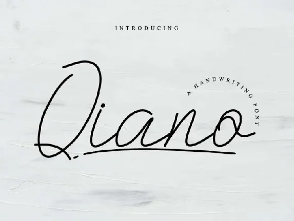 Qianno Monoline font