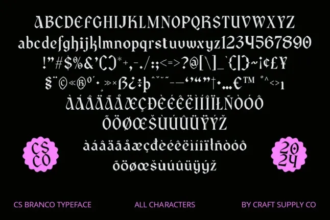 CS Branco font