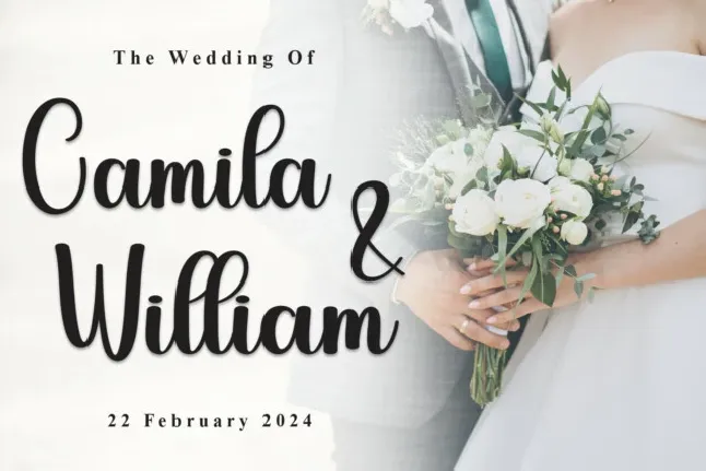 Wedding Calligraphy font