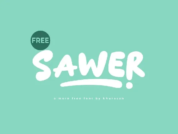 Sawer font