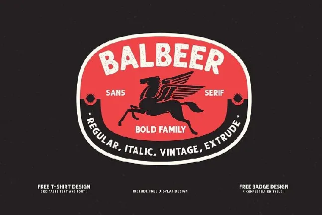 Balbeer Family font