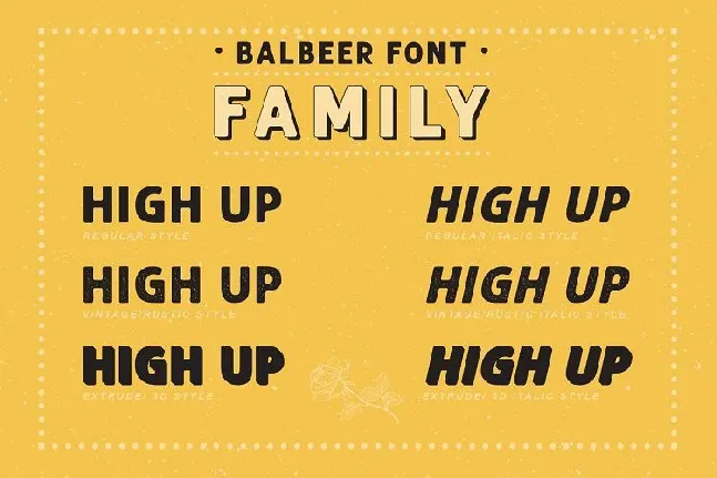 Balbeer Family font