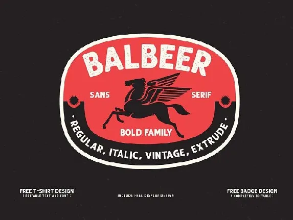 Balbeer Family font