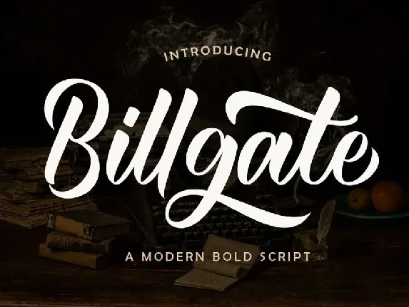 Billgate font