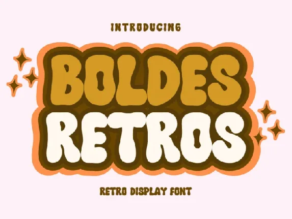 Boldes Retros font