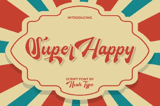 Super Happy Demo font