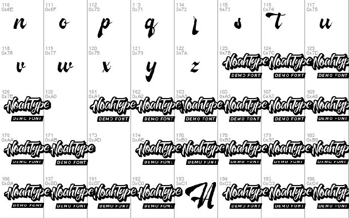 Super Happy Demo font