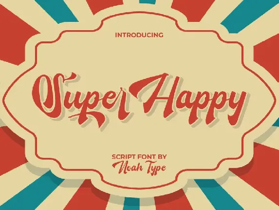 Super Happy Demo font