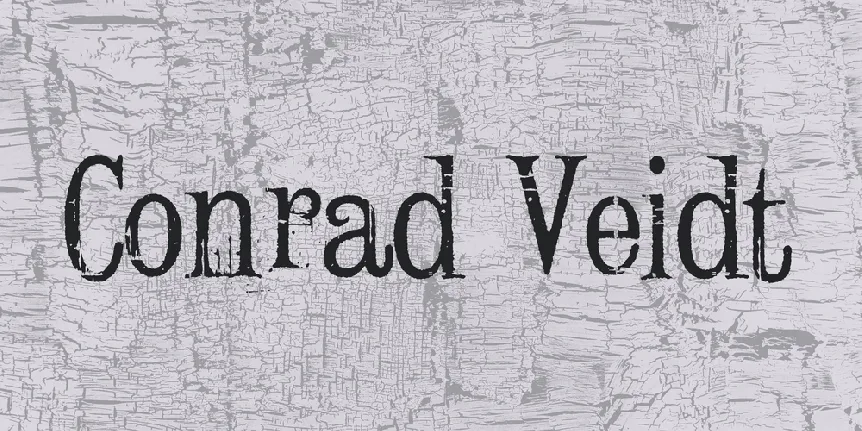 Conrad Veidt font