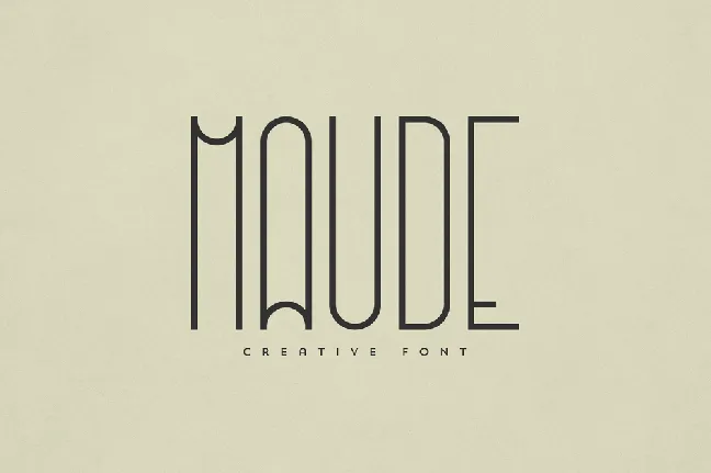 Maude font