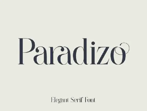 Paradizo Serif font