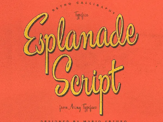 Esplanade Script font