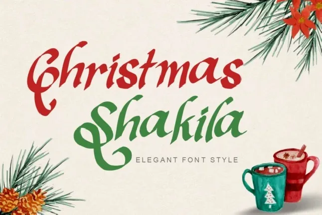 Christmas Shakila font