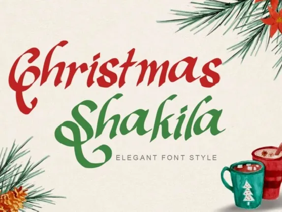 Christmas Shakila font