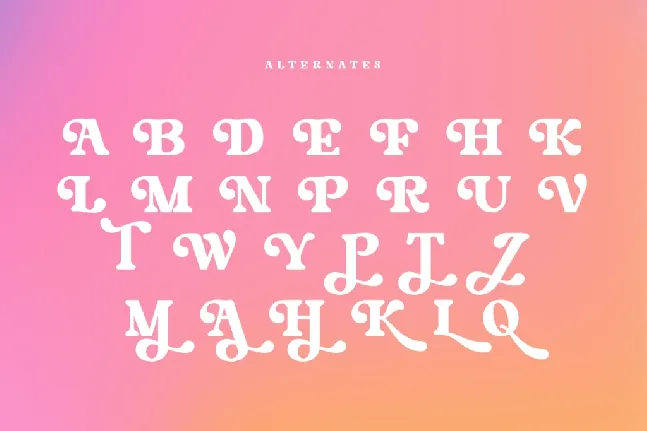 SS Rainbow font