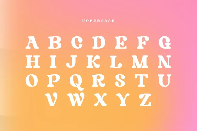 SS Rainbow font