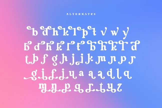 SS Rainbow font