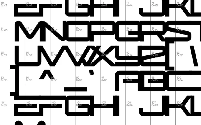 Next Boxs font