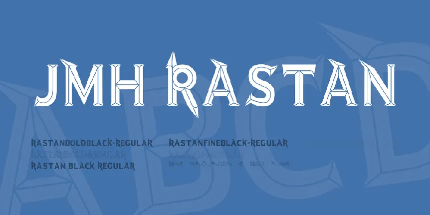 JMH Rastan font