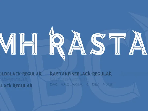 JMH Rastan font