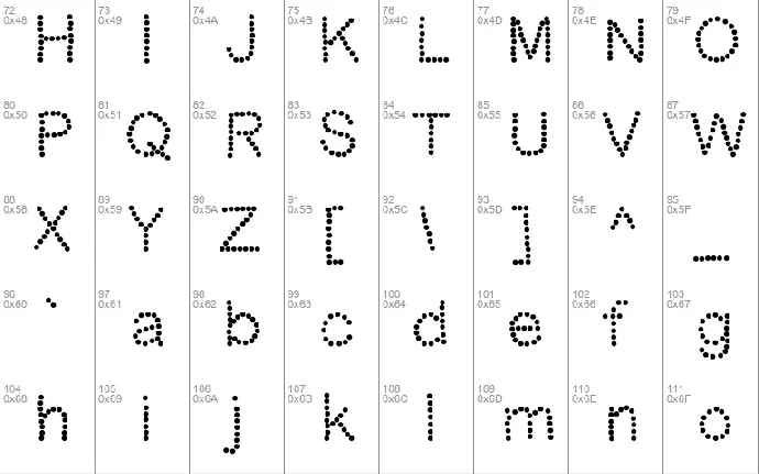 DotNess font