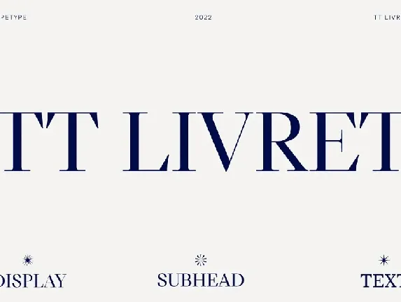 TT Livret Family font