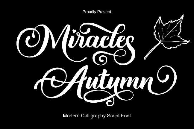 Miracles Autumn font