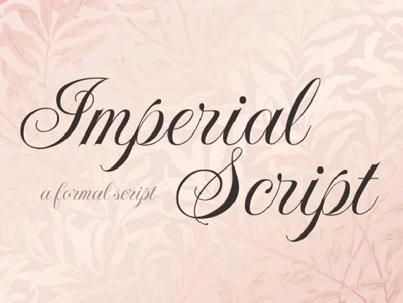 Imperial Script font