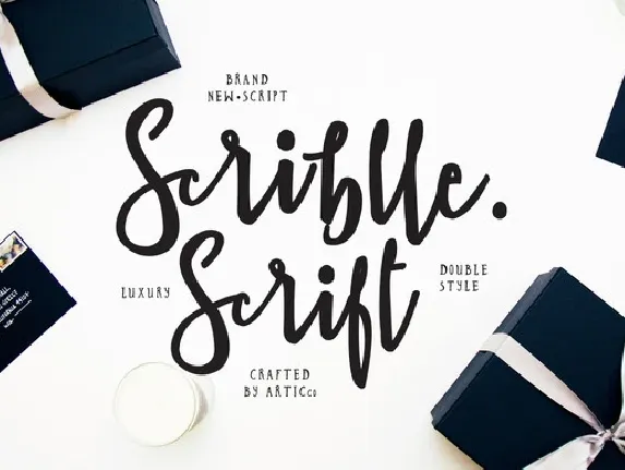 Scriblle Brush Free font