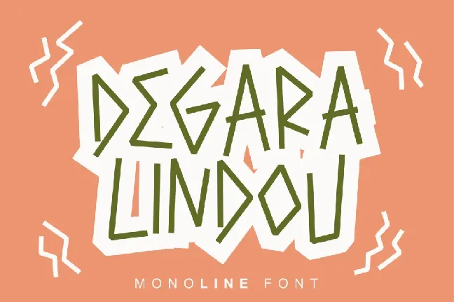 Degara Lindou font