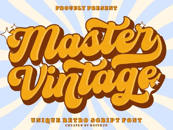 Master Vintage font