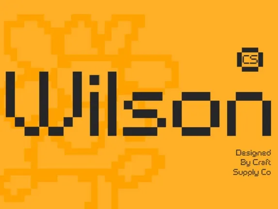 CS Wilson font