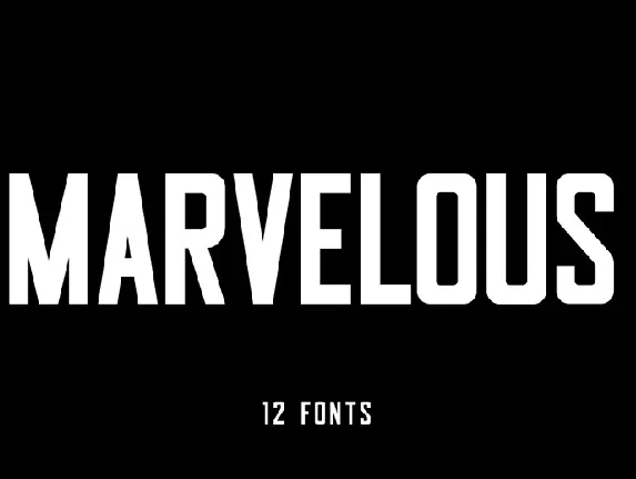 Marvelous Family font