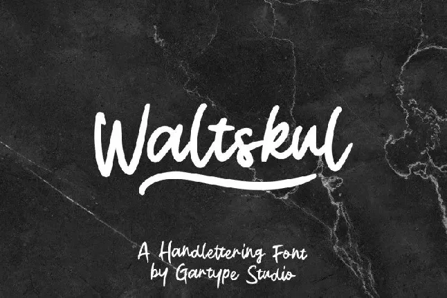 Waltskul Script font