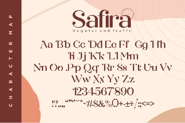 Safira font