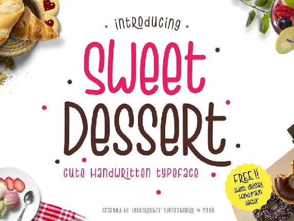 Sweet Dessert Script Free font