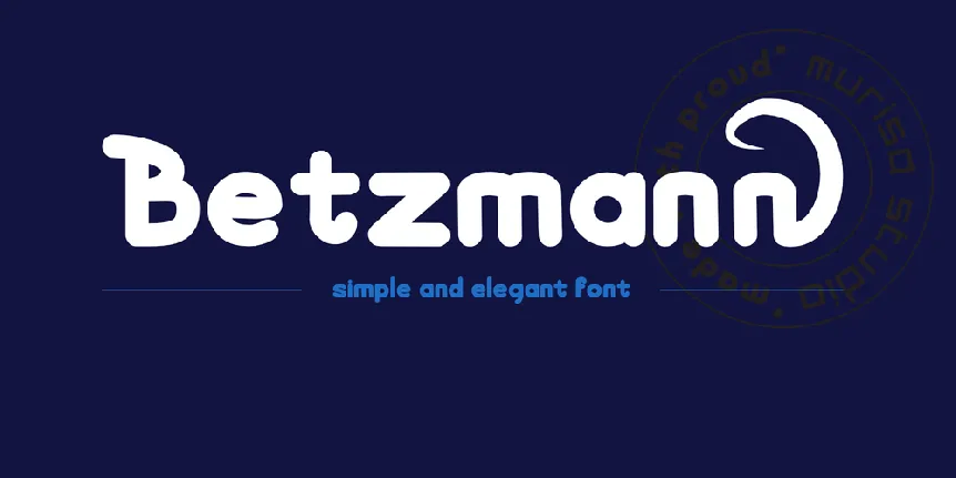 Murisa Betzmann font