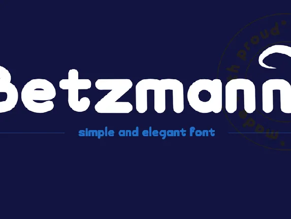 Murisa Betzmann font