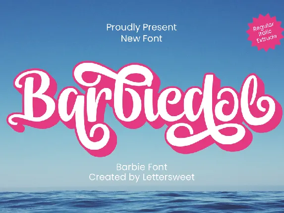 Barbiedol font