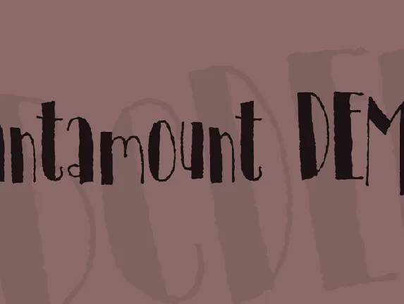 Tantamount DEMO font